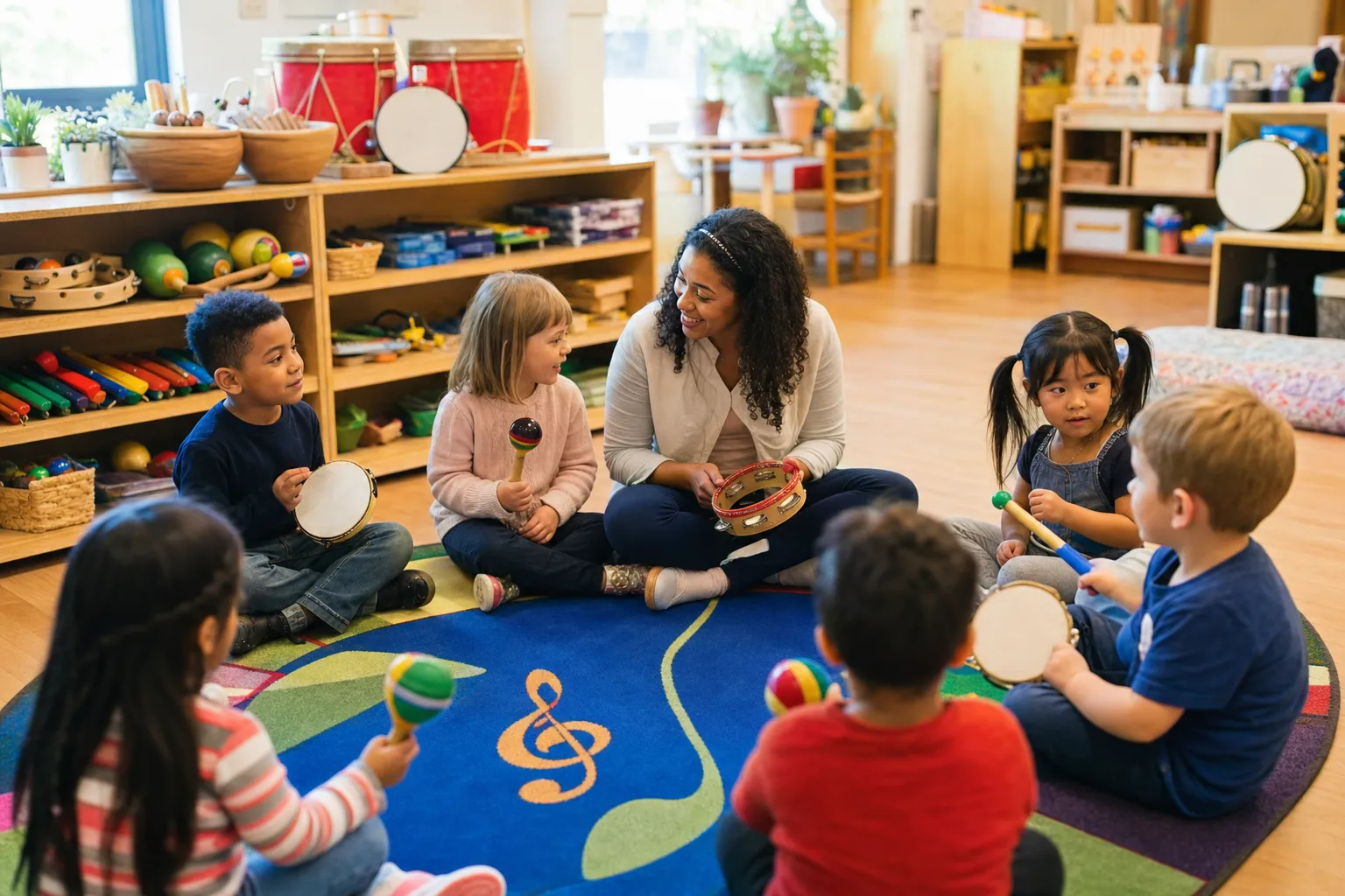 Happy children playing and learning at Children Planet Daycare in Sylmar